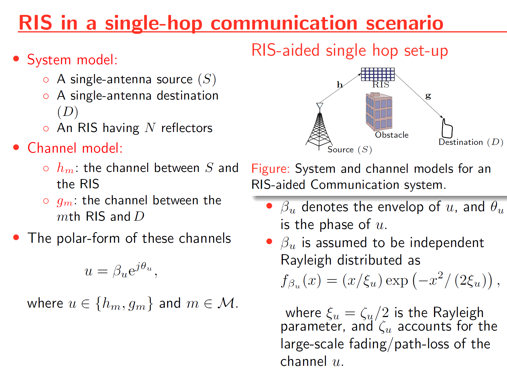System and channel model